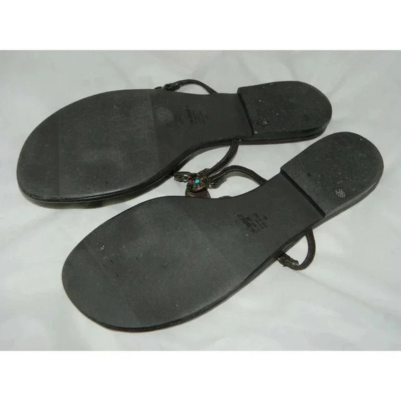 BIJOU Brown Pink Blue Cabochon Medallion Embellish - Picture 3 of 3